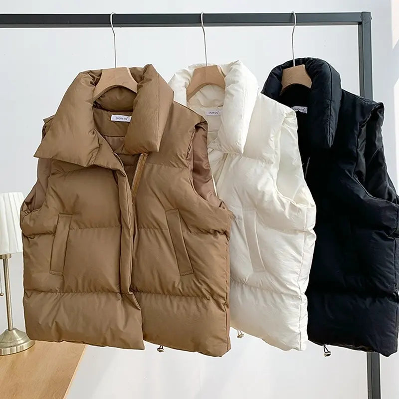 Harajuku-Inspired Cozy Down Vest